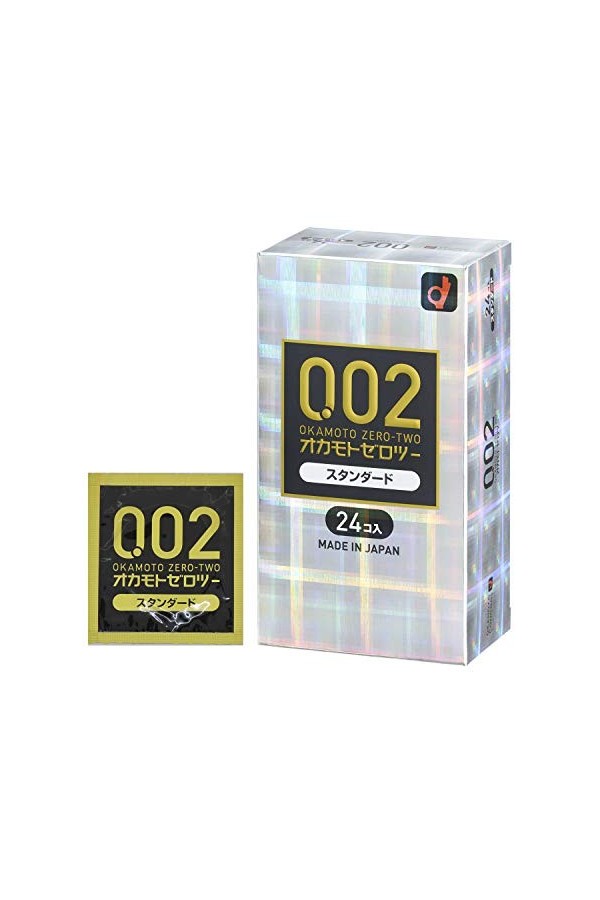 OKAMOTO CONDOMS 0.02 Excellent Ultra Thin Condom - 24 pieces Made In Japan by Okamoto