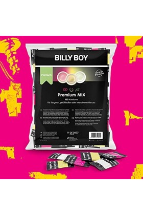 Billy Boy Lot de 100 préservatifs Premium Mix