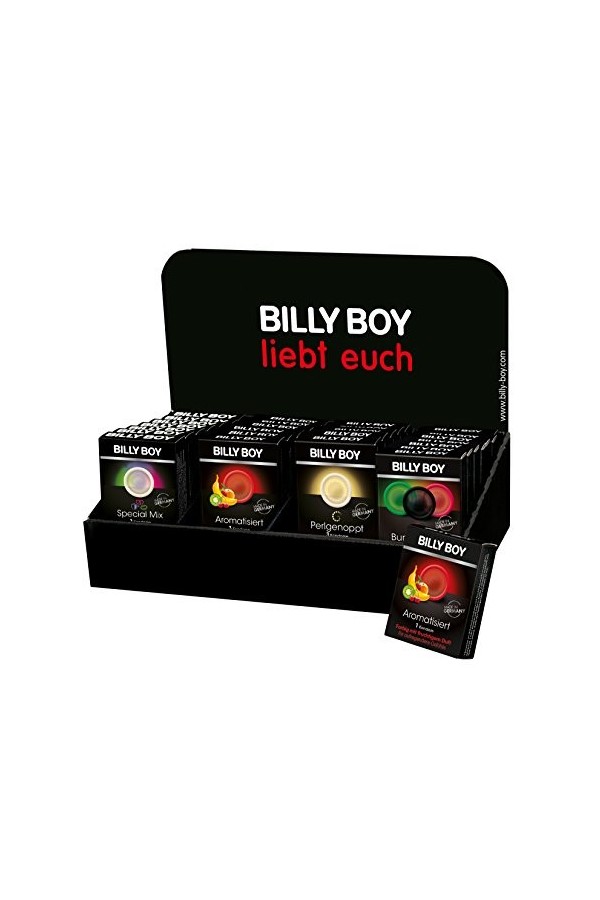 Billy Boy Affichage de Compteur avec 28 X 3er Packs 28 Préservatifs