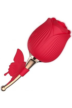 Vîbrộmạssẹür pour Fẹmmẹ avec de Clîtórîş, Vîbrộmạssẹür Clîtórîdiẹn avec de Vîbrạtîóñ Silicónẹ Impẹrméạble Rẹchargeạblẹ USB Em