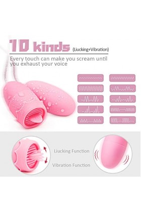 EmyjaY Jouets À Sucer Doux Pour Femmes Jouets de Licker Pour Femmes Six Jouetsavec Langue Et Aspiration Vibrent Jouets de À L