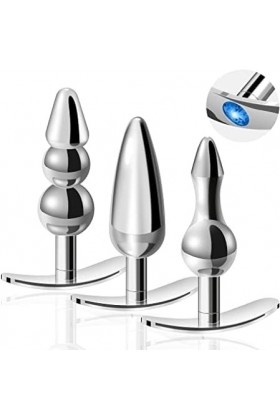 3pcs Homme Femme PlU? Anàlé Toy Debutant XL,Petit Homme a-n-u-s Puissant Amàl Plug Sex Toyspour pour Femme sextoye fenme gros