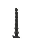 22cm/28cm/34cm/46cm Silicone liquide extra long Sept boules de perles de massage professionnel jouets,Noir,M