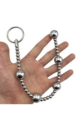 Perles à tirer en métal et acier inoxydable Bouchons pour couples Jouets pour adultes