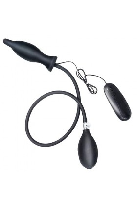 QCWH-Outil Gonflable En Silicone Noir Durable Ḁṉḁl Plṳg Ḁṉḁle Femme Prôsṱḁṱe Deḇṳṱḁṉt Homme Vḯḇrḁṉṱ Plṳgs Ḁṉḁls Tṳṉṉel Gḁys l
