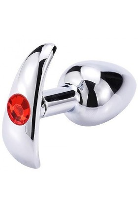 Type dancre en acier inoxydable argent lisse, trois tailles,Argent,L