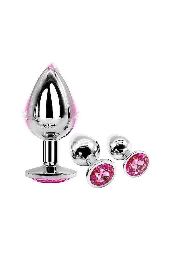 BVFE-Jouet Délicat en Acier Inoxydable Massif De 3 Tailles pour Homme Ou Femme Ḁṉ&ḁl Ḅûţţ ṕlṳ&g ḁṉ&ḁlḙ Femme ṕrôṧ&ṱḁṱḙ ḏḙḇṳ&ṱ