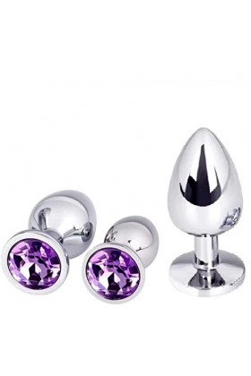 Ànâl Plug ensemble en Acier Inoxydable débutant Plug Set Trainer Kits-plug femmes et hommes bijoux de massage du dos jouets P