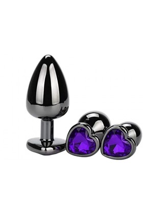 Queue de Bütt Ãnâl Plùg B?tt Ànâl ensemble En Acier Inoxydable Petite Taille Diamant Bijoux En Métal Plug Plug Massage Plug p
