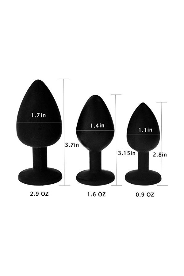 Queue de B-Ütt Ãn-Âl Pl-Ùg Bǚtt Ànâl Ensemble En Acier Inoxydable Petite Taille Diamant Bijoux En Métal Plug Set Plug Massage