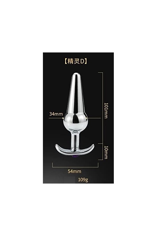 Queue de Bütt Ãnâl Plùg Bǚtt Ànâl ensemble En Acier Inoxydable Petite Taille Diamant Bijoux En Métal Plug Set Plug Massage Pl