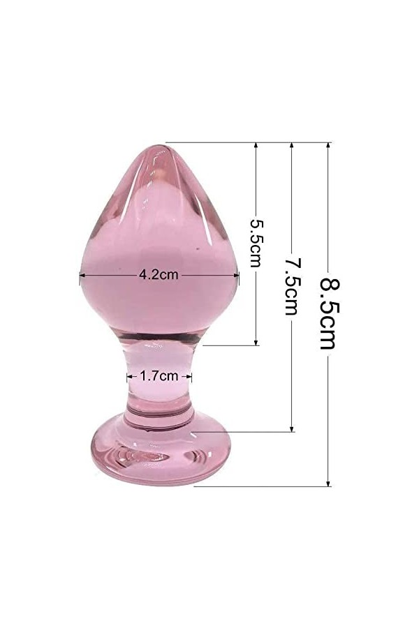 Queue de B-ütt Ãn-âl Pl-ùg Bǚtt Ànâl ensemble En Verre Petite Taille Diamant Bijoux En Métal Plug Set Plug Massage Plug pour