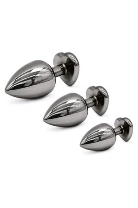 DSJ Queue de B-Ütt Ãn-Âl Pl-Ùg Bǚtt Ànâl Ensemble En Acier Inoxydable Petite Taille Diamant Bijoux En Métal Plug Set Plug Mas