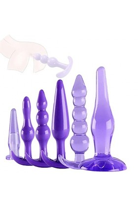 YUEGOO Ś-Ěx-Tøyš Produits Amusants Et Doux En Silicone Pour Hommes, Femmes Et Débutants Ḁṉ&Ḁl Ṕlṳ&G Ḁṉ&Ḁlḙ Fḙm-Mḙ Ṕrôṧ&Ṱḁṱḙ Ḏ