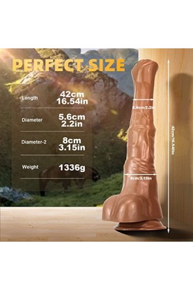 GAOSJX Silicone Énorme Facile À Nettoyer De 42 Cm