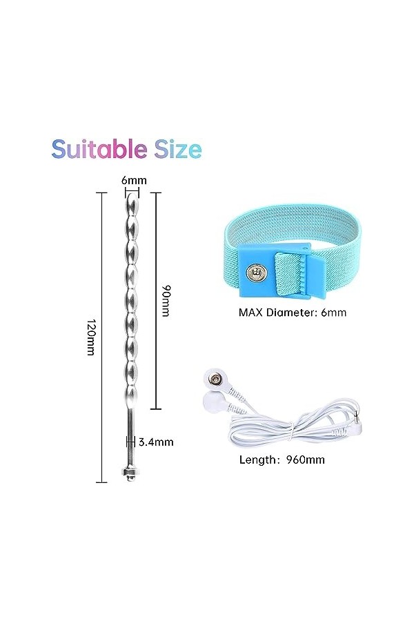 Cathéter et sonde urinaire,Sonde uretrale en acier inoxydable 304 pour homme