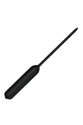 Urétral Vibration Urétrale Silicone ø5mm ø3mm Urétral Extender Mode Masseur Urétral Noir,L 