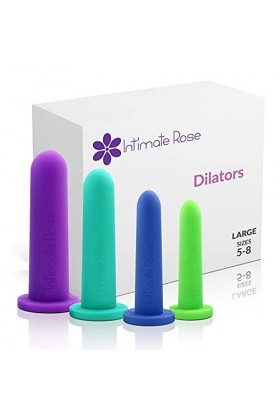 Dilatateurs Intimate Rose en Silicone pour Femmes & Hommes, Tailles 5-8
