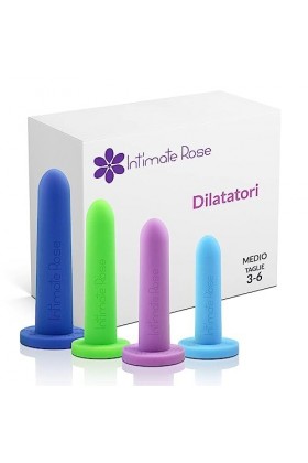 Dilatateurs Intimate Rose en Silicone pour Femmes & Hommes, Tailles 3-6