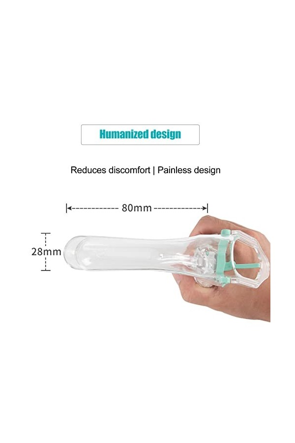 Spéculum Vaginal, Spéculum Vaginal Réutilisable, Spéculum Moyen LED Spéculum Vaginal Surface Lisse Spéculum Médical Réglable 