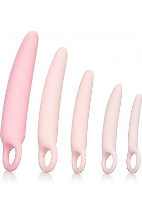 Ensemble de 5 Pièces en Silicone Dilatateur Rose