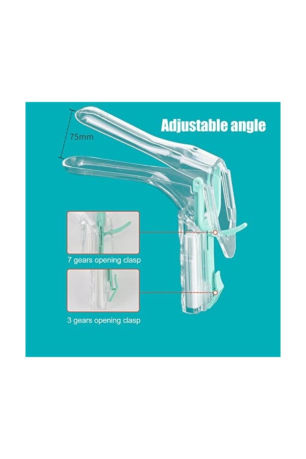 Spéculum Spéculum Vaginal Médical Spéculum Vaginal Dilatation Vaginale Petit Spéculum Spéculum Vaginal LED Réutilisable Profe