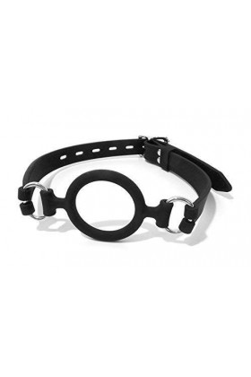 Romantique couple cadeau, Open ball o - Circle oral Training, masque pour les yeux en soie noire