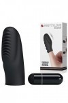 XaiYimee Mini Massage Portable des Doigts en Silicone pour détendre Le Corps Noir .