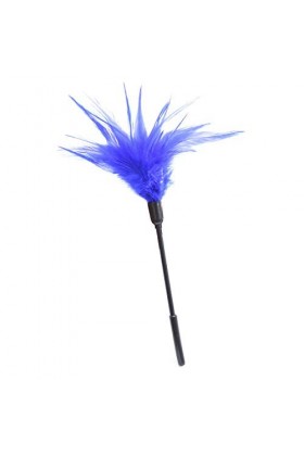 Accessoires pour jeux de rôle Plume en silicone pour chatouilles Long Paddle Plume + Ruban 