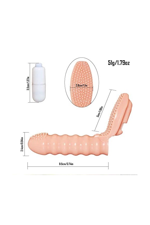 TeidEa Døigt Vibrant Śéxuél Point G Stimulateur Doigt Vibrateur Ｖîbrant Sêxuêl Femme En Silicdoigts Ｖîbrö-Ｍássëúr Clítörìdíën