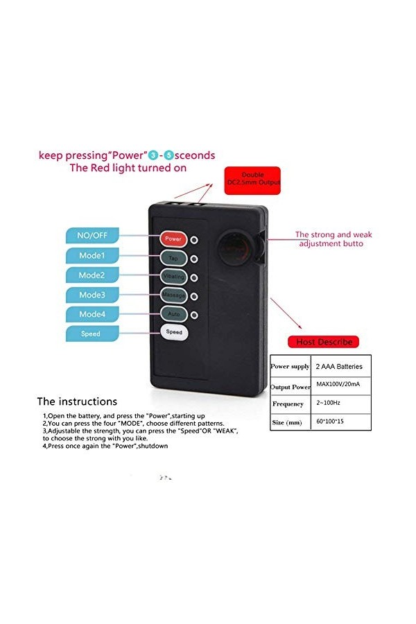 - Électro Stimulateur Electro Anneaux Et Électro Stimulation Musculaire - Rééducation, Massages, Soins de Kinésithérapie,Sans