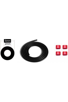 A simple love Fly love 1m ø5mm tuyau de silicone 4x boucles ensemble électrode