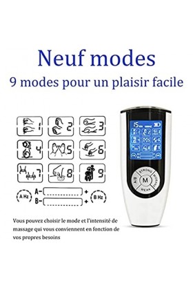 Extension De Pénis Masculin Agrandissement De Choc Électrique Ensemble De Sexe De Stimulation Électrique