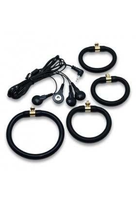 Set 4 Anneaux Ajustables Électro