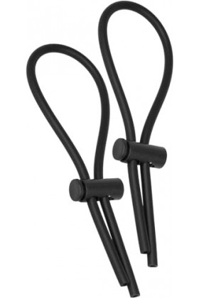 WJE Electrastim Caoutchouc Queue Ajustable et Boucle de Scrotum + Electro-Stimulation