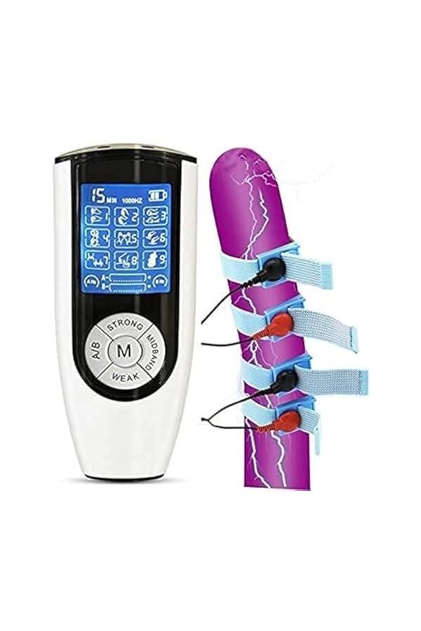 Extension de Pé-ňis Masculin Agrandissement de Choc Électrîque Ensemble de Massages Ánnẹaụx Ştîmúlātion Électrîque