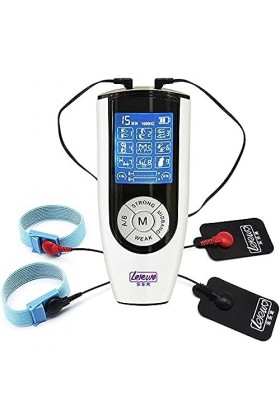 Électrode Autocollant Choc Électrique Adulte Jouet Homme Anneau Double Contrôle Double Sortie Hôte Fort Sexy Jouets