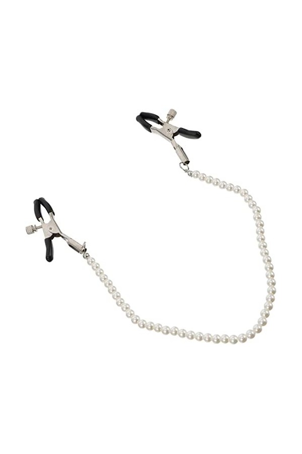 -?-Éx Tøy? ??d??- -Cọnşólådõręș Pḕñę Pinza de Pezón Estimulador Sexual Clip de Pecho Ajustable Cadena de Perlas Clips de Labi