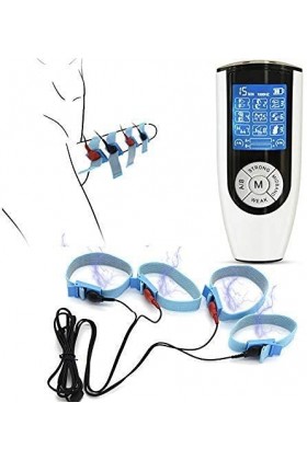 MADELL Mandarava Extension de Péňis Masculin Agrandissement de Choc Électrique Ensemble de Séxé de Stimulation Électrique