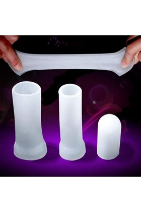 creux p?n?s Anneaux en Silicone Manchon de p?n?s pour Hommes, Manchon de p?n?s Extension de Filetage Côck Manches Dick Sock P