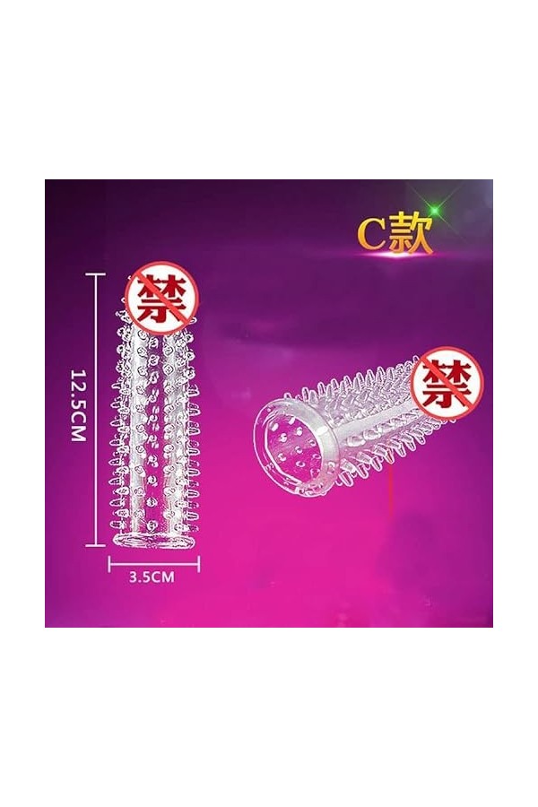 Gaines pour pénis PréServatifs Masculins Manche extension de la bite sexes pour homme Gaine de pénis Gaines gaine penienne ma