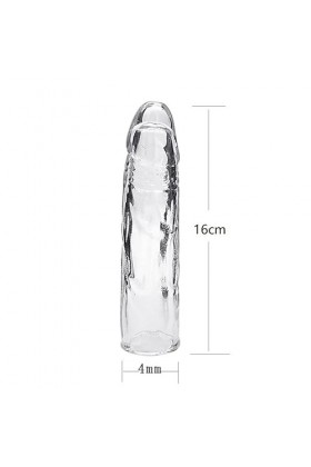 penien Agrandir pour Homme Manchon de verrouillage pour homme Penis Crystal Manchon de pénis pour hommes Thread Extension Coc