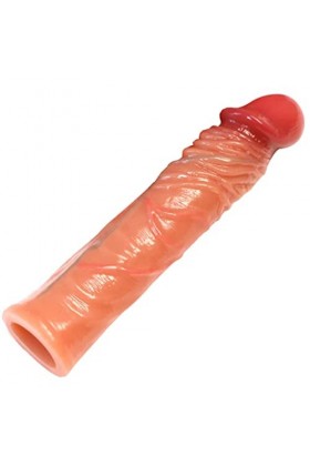 Condom Extender Gaines Pour Pénis Extenseur De PéNis Gaines Pour Pénis Manchon de Pénis Réaliste en Silicone Liquide pour hom