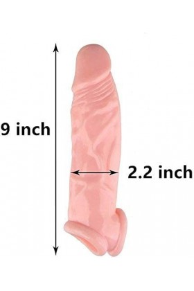 élargisseur de préservatif pénien élargit extension de la bite vibrante dick chaussettes
