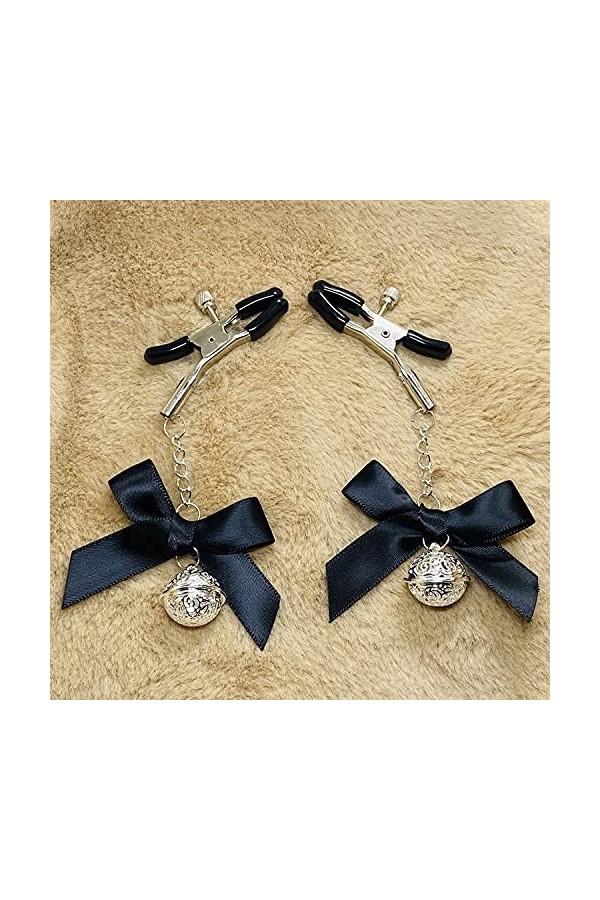 Sextoyse Couple Mamelon Jouets Pinces à Seins Mamelon Clip Bouche Ouverte Gag O Ring Jouets de Stimulation Mammaire pour Femm