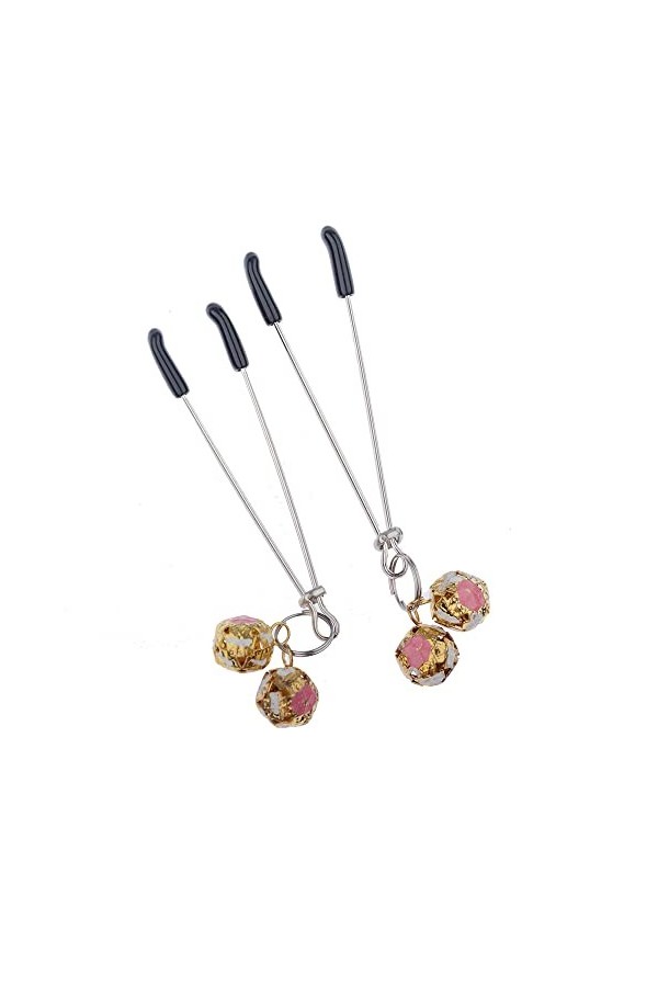 Sextoyse Couple Mamelon Jouets Pinces à Seins Mamelon Clip Bouche Ouverte Gag O Ring Jouets de Stimulation Mammaire pour Femm