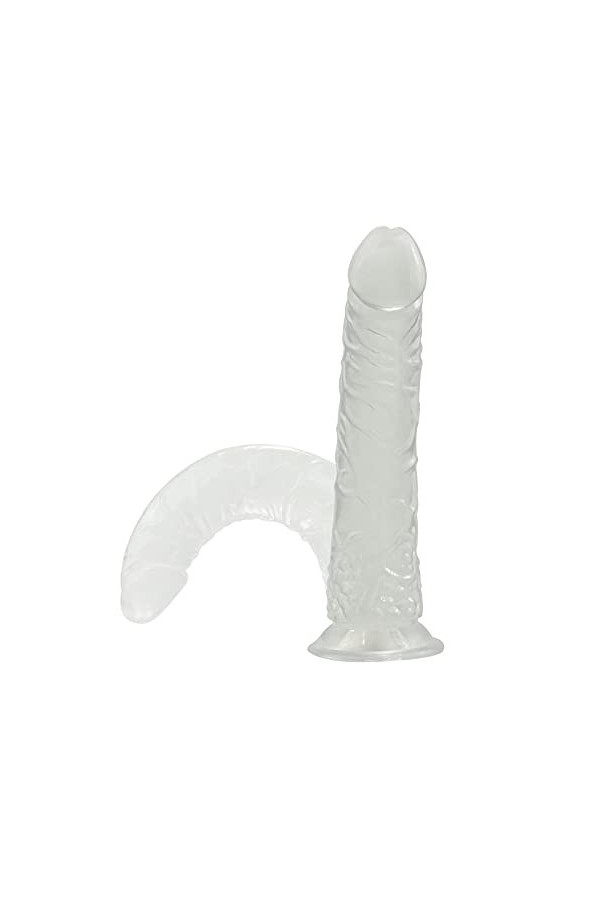 30cm Pénis de machette Transparent Rose,Gọde Rëalisté Véntouse Gödemičhëts Söuple Gọd Rẹalisté Gọde Femme Sëx Silicọne Gödëś 