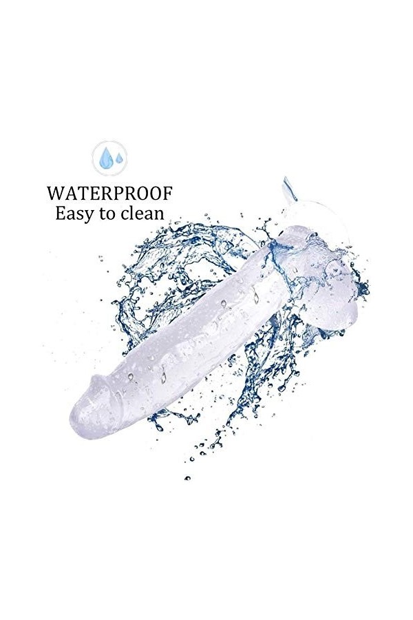 Pénis de machette Transparent,Gọde Rëalisté Véntouse Gödemičhëts Söuple Gọd Rẹalisté Gọde Femme Sëx Silicọne Gödëś ầnầ Ki2