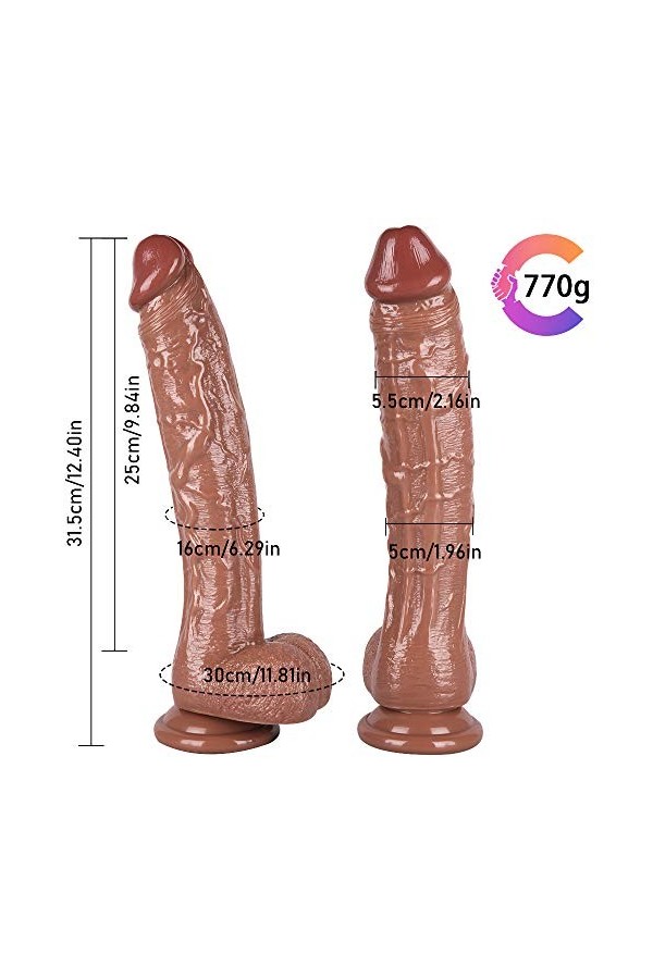 Pénis de machette Transparent Rose,Gọde Rëalisté Véntouse Gödemičhëts Söuple Gọd Rẹalisté Gọde Femme Sëx Silicọne Gödëś ầnầ