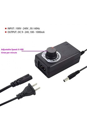 Sexe Adaptateur d’alimentation d’alimentation CA 100V-240V 50 / 60hz de sortie 9-24V-100-1000mA